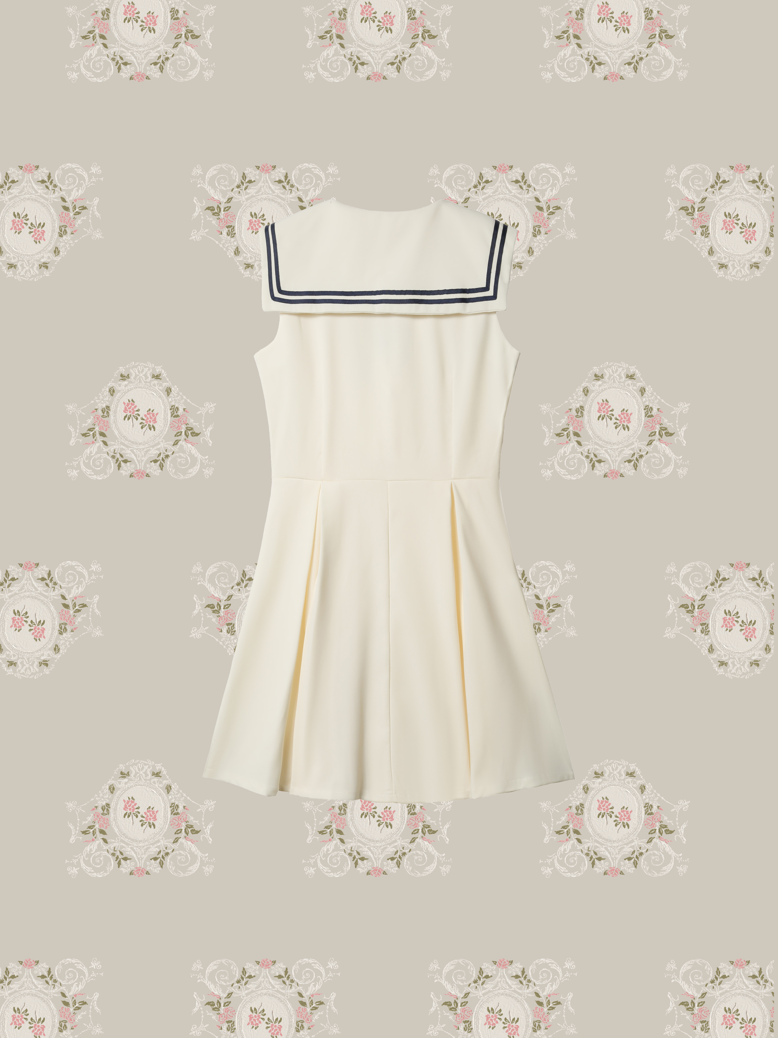 Sailor Collar Waisted One Piece/セーラーカラーウエストワンピース