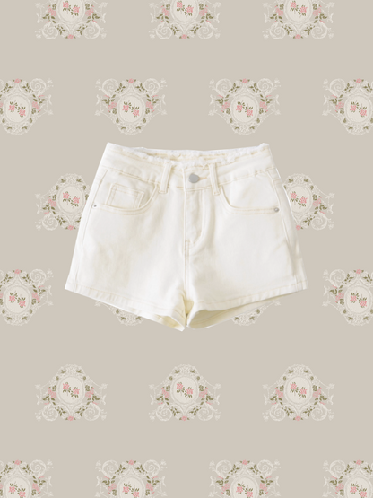 Cute Lace Deco Denim Pants/キュートレースデコデニムパンツ