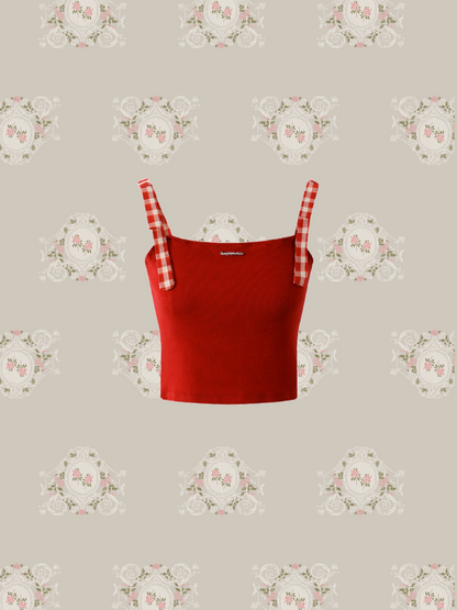 High Waist Vichy Style Skirt Set Up/ハイウエストヴィシースタイルスカートセットアップ