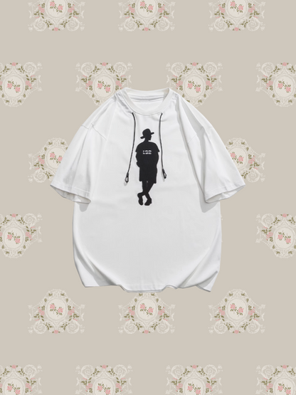 Relaxed Human Print T/リラックスヒューマンプリントTシャツ