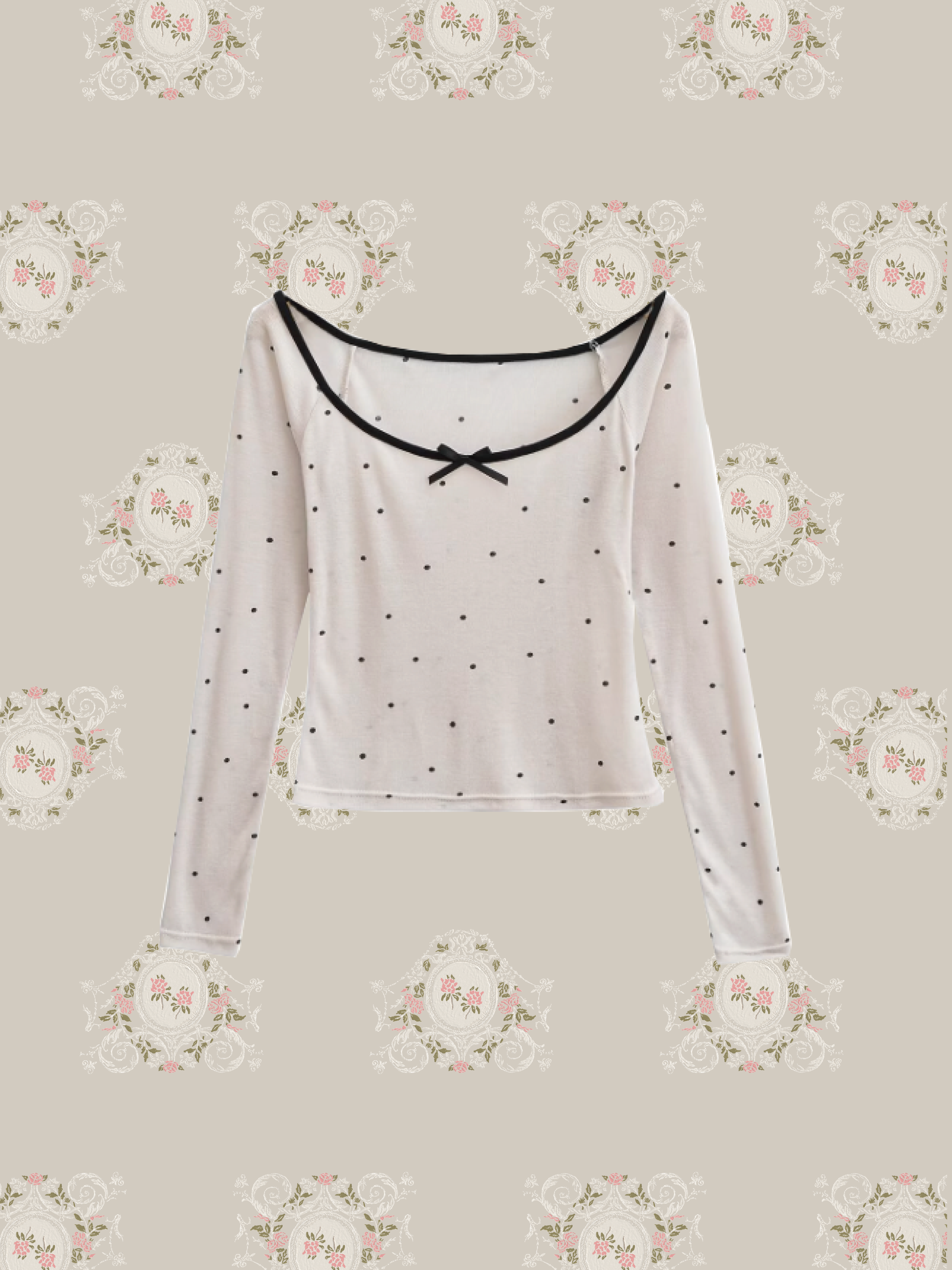 Dots Ballet Shirt Set-Up 