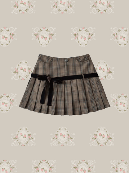 Preppy Style Plaid Mini Skirt/プレッピースタイルチェック柄ミニスカート