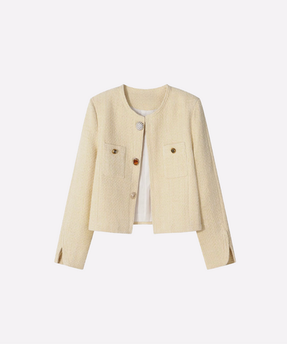 Bijou Button Tweed Jacket