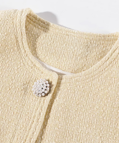 Bijou Button Tweed Jacket