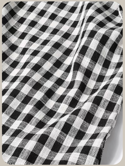Baby Collar Check One Piece/ベビーカラーチェックワンピース