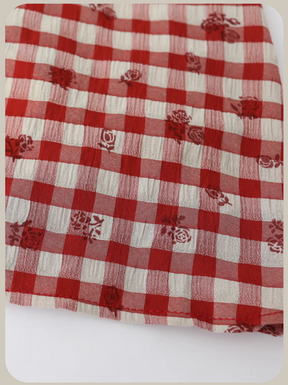 Vichy Plaid Rosy One Piece/ヴィシーチェック柄ロージーワンピース