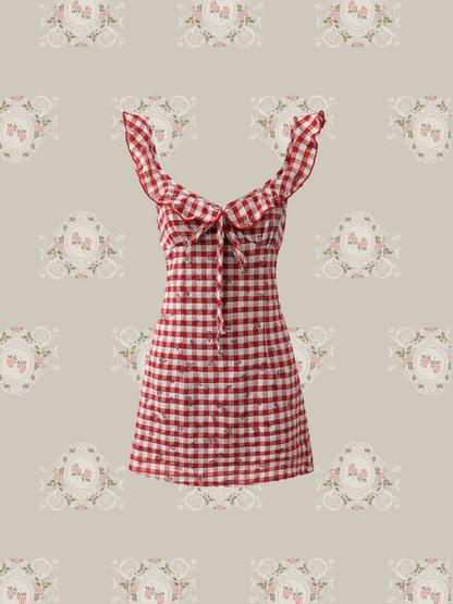 Vichy Plaid Rosy One Piece/ヴィシーチェック柄ロージーワンピース