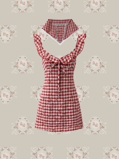 Vichy Plaid Rosy One Piece/ヴィシーチェック柄ロージーワンピース