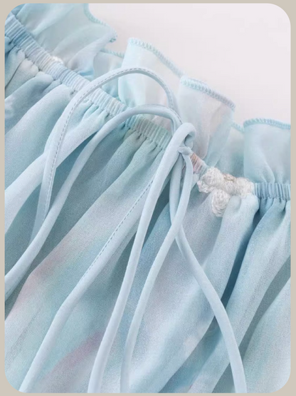Floral Backless Flare Dress/フローラルバックレスフレアドレス