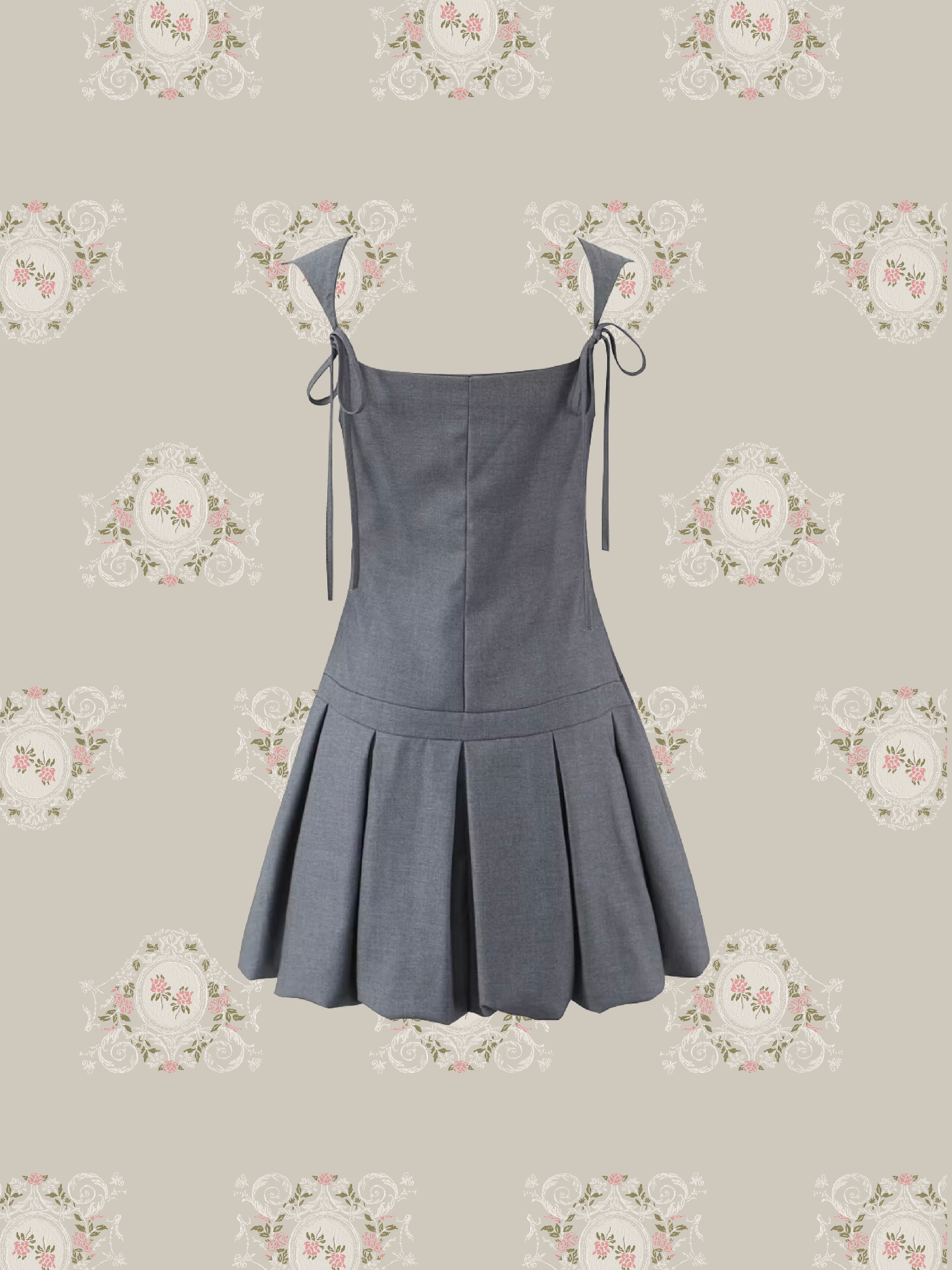 French Cami Gather One Piece/フレンチキャミギャザーワンピース