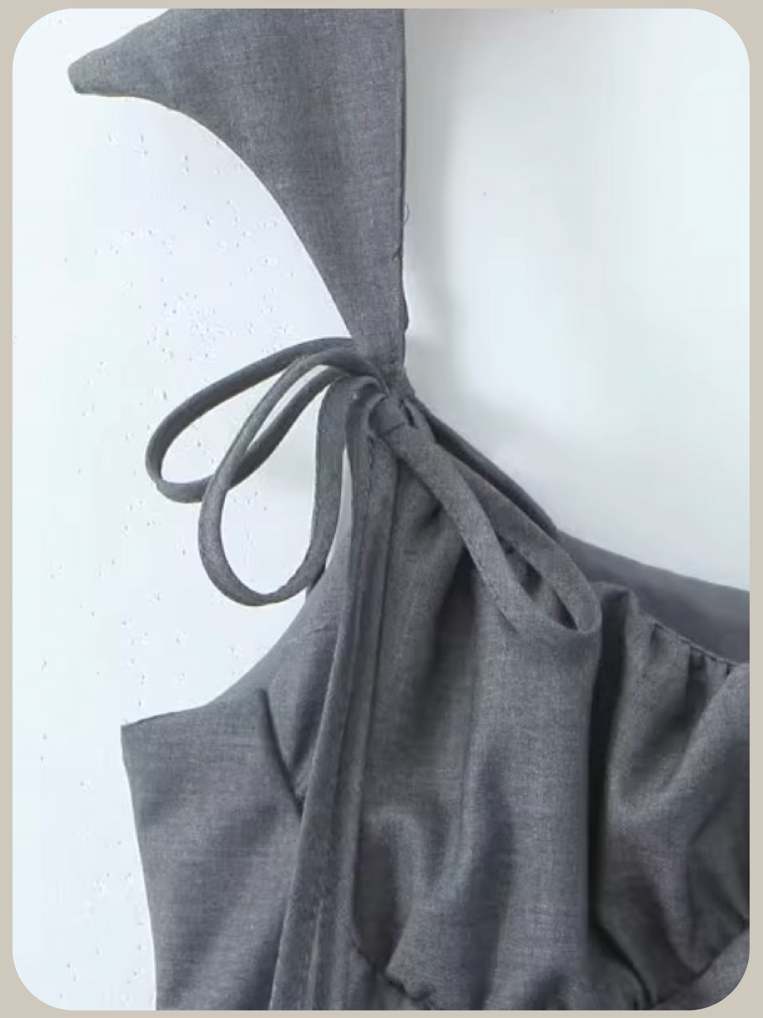 French Cami Gather One Piece/フレンチキャミギャザーワンピース