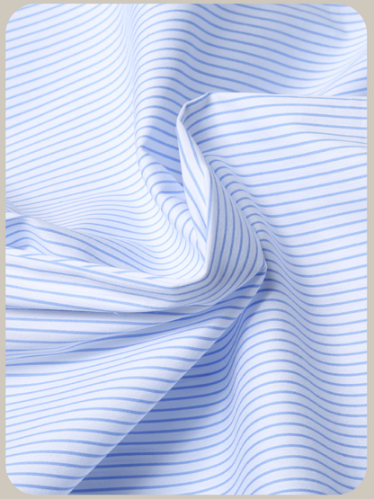 Handmade Pearl Deco Stripe Shirt ハンドメイドパールデコストライプシャツ