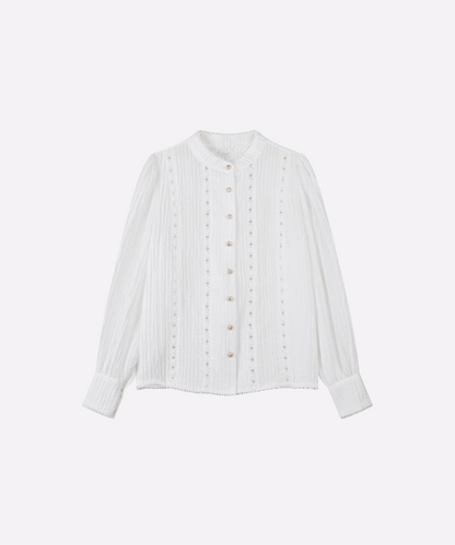 Hollow Out Detail Blouse