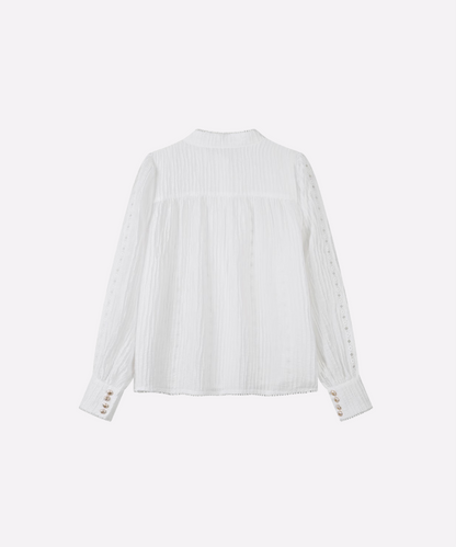 Hollow Out Detail Blouse