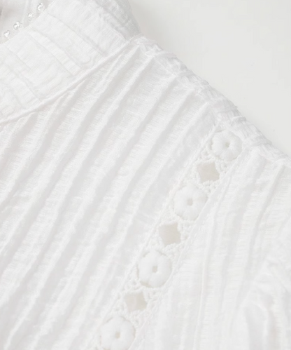 Hollow Out Detail Blouse