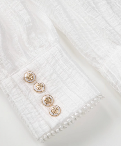 Hollow Out Detail Blouse