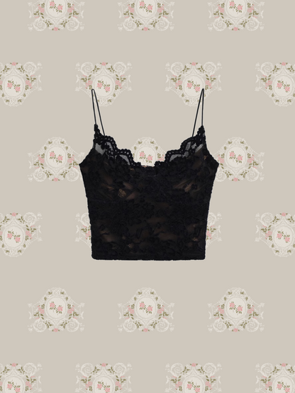 Lace Padded Cami/レースパッド入りキャミソール
