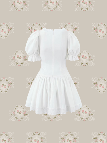 Lace Up Fishbone One Piece/レースアップフィッシュボーンワンピース