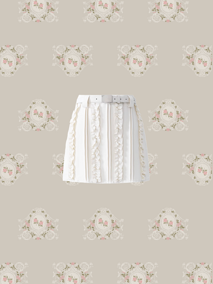 Quilted Ruffle Skirt/キルティングフリルスカート