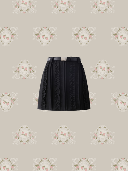 Quilted Ruffle Skirt/キルティングフリルスカート