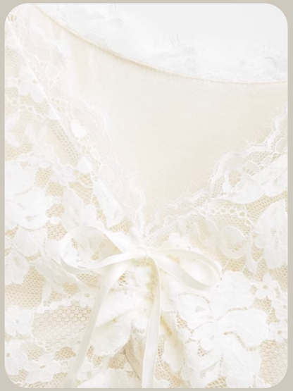 Romantic Lace Motif Flare Top/ロマンティックレースモチーフフレアトップス