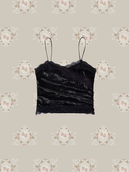 Romantic Lace Piping Cami/ロマンティックレースパイピングキャミソール
