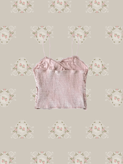 Romantic Lace Piping Cami/ロマンティックレースパイピングキャミソール