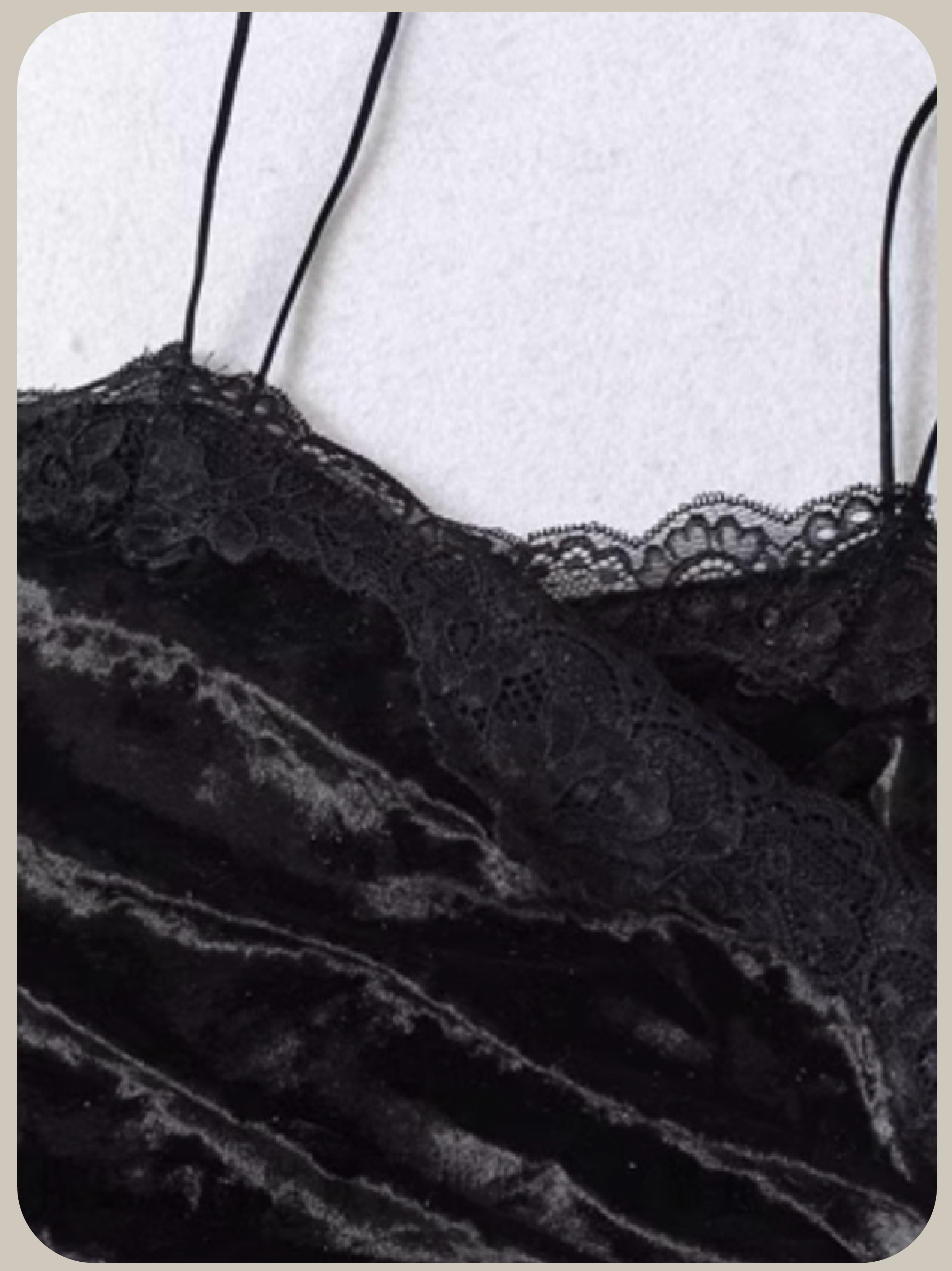 Romantic Lace Piping Cami/ロマンティックレースパイピングキャミソール