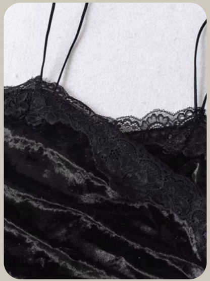 Romantic Lace Piping Cami/ロマンティックレースパイピングキャミソール