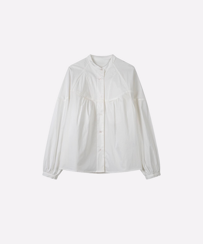 Round Collar Causal Shirt