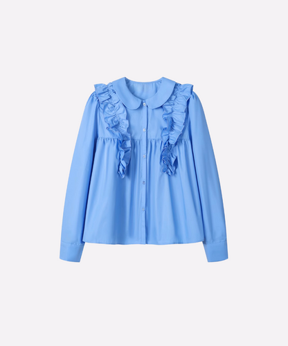 Ruffle Doll Collar Shirt