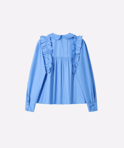 Ruffle Doll Collar Shirt