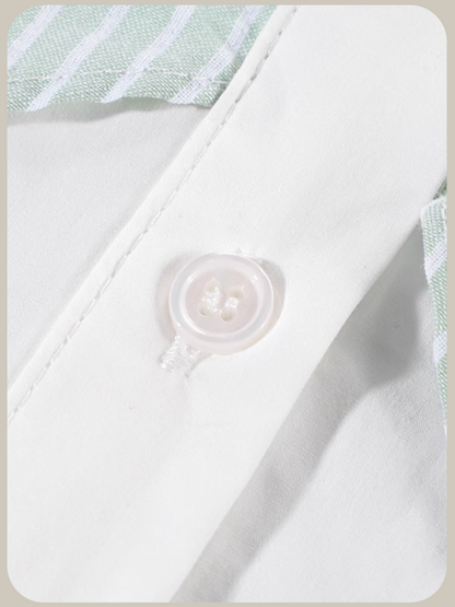 Stripe Docking Shirt/ストライプドッキングシャツ
