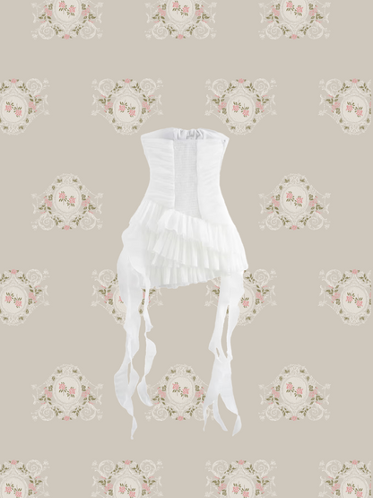 Sweet Flare Layered Lace Tube/スイートフレアレイヤードレースチューブ