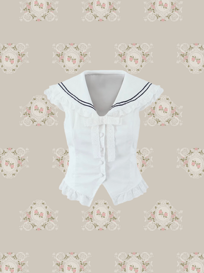 Sweet Lace Navy Set Up/スウィートレースネイビーセットアップ