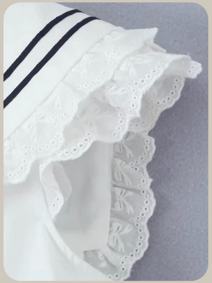 Sweet Lace Navy Set Up/スウィートレースネイビーセットアップ