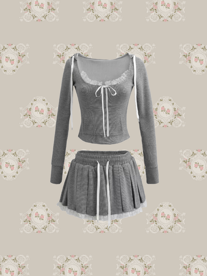 Sweet Lace Sweat Set Up/スウィートレーススウェットセットアップ