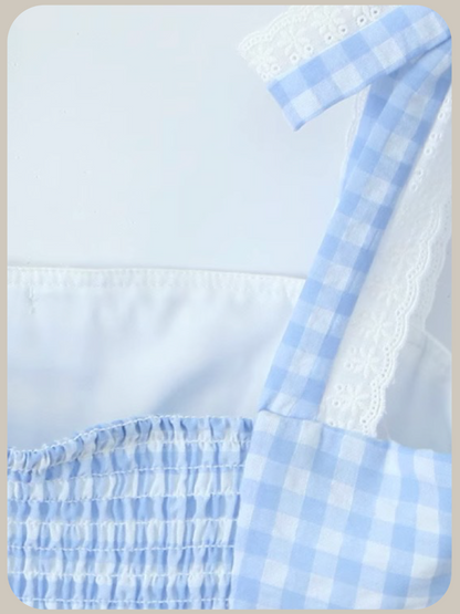 Sweet Ribbon Check Cami/スウィートリボンチェックキャミソール