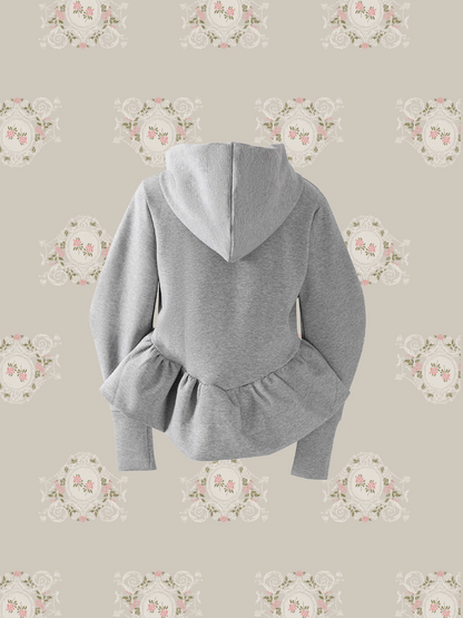 Sweet Ribbon Peplum Sweat/スイートリボンペプラムスウェット