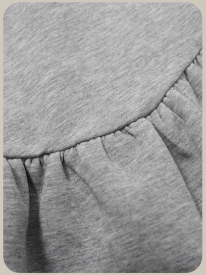 Sweet Ribbon Peplum Sweat/スイートリボンペプラムスウェット