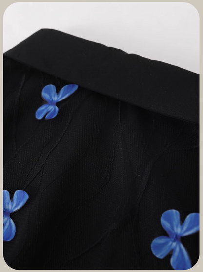 Swift Butterfly Applique Mesh Shirt/スウィフト バタフライ アップリケ メッシュ シャツ