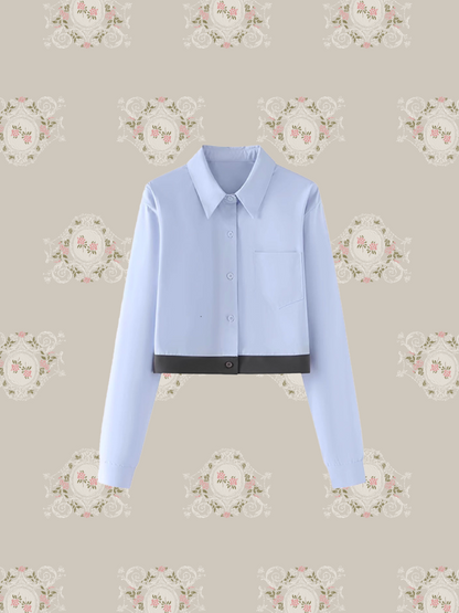 Two Tone Docking Shirt/ツートンドッキングシャツ