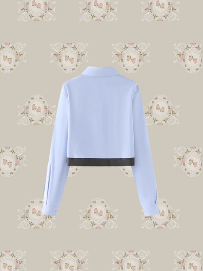 Two Tone Docking Shirt/ツートンドッキングシャツ