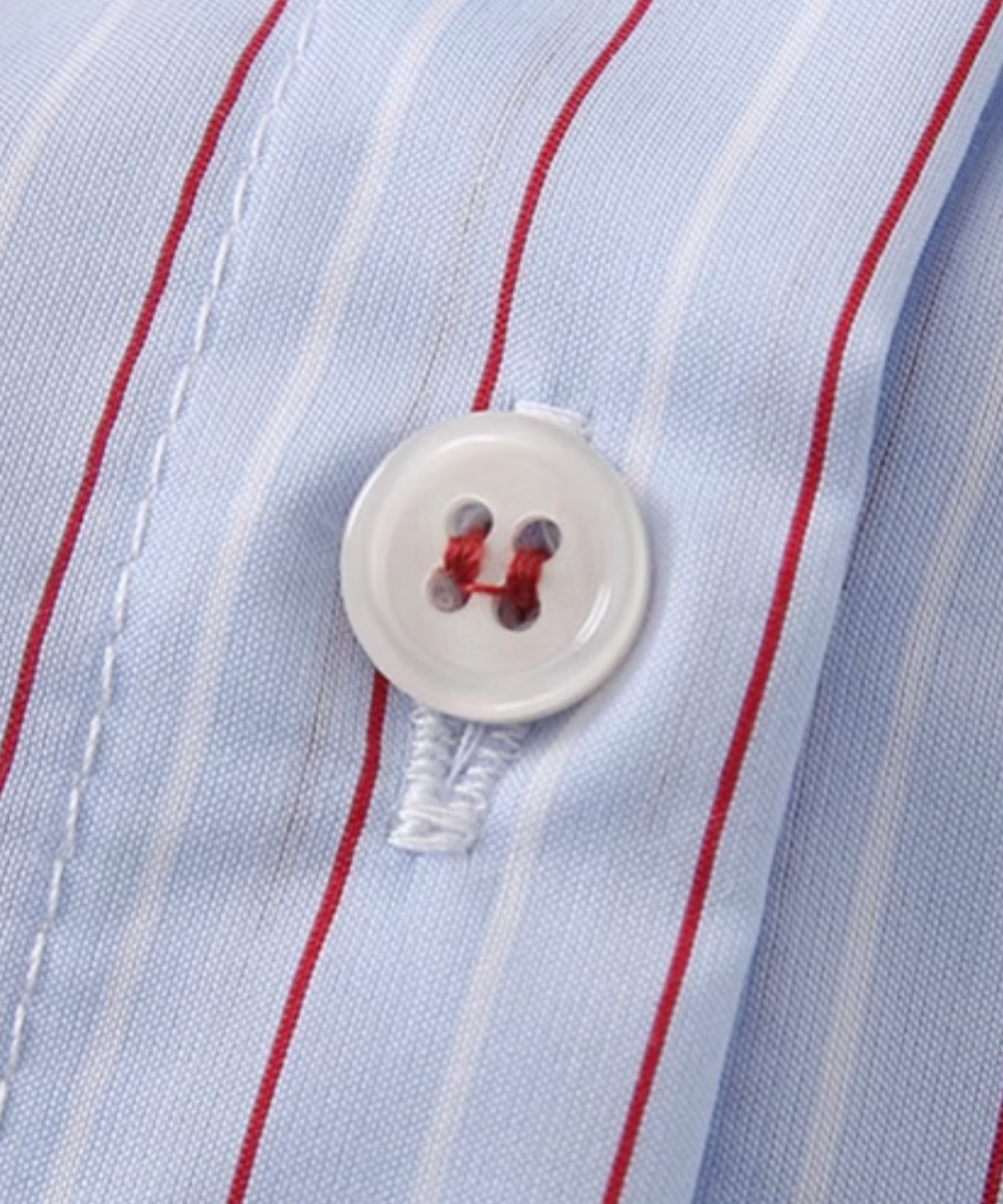 Waist Sky Blue Stripe Shirt