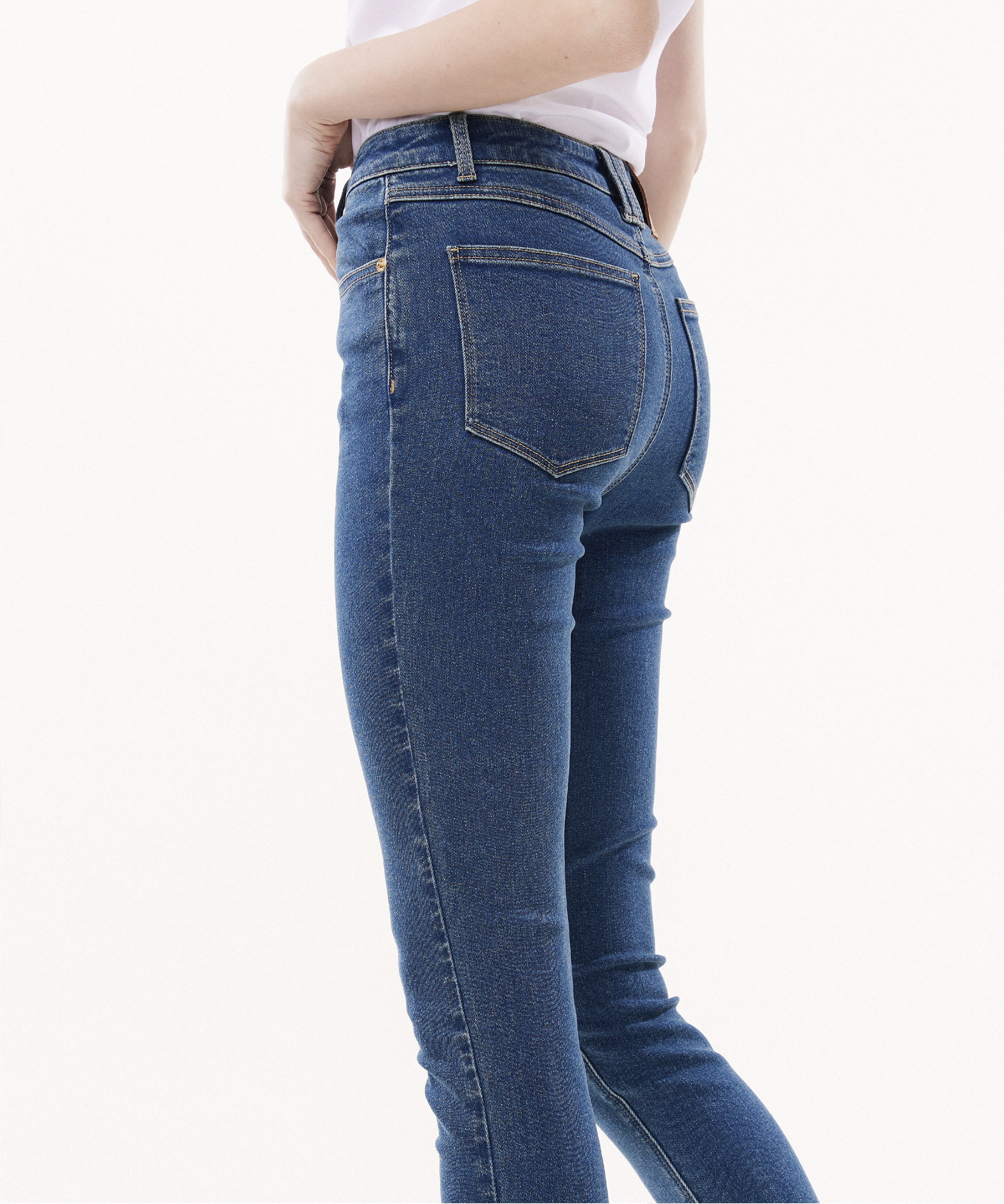 Vintage Minimalist Stretch Skinny Jeans 