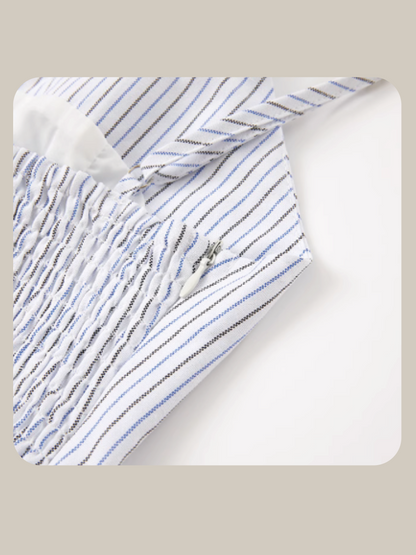 Big Ribbon Stripe One Piece/ビッグリボンストライプワンピース