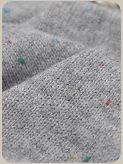 Half Neck Ribbon Knit Top/ハーフネックリボンニットトップス