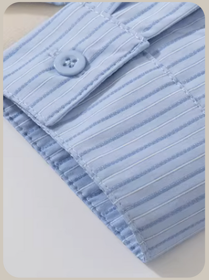 Sweet Ribbon Stripe Shirt/スイートリボンストライプシャツ