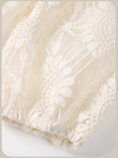 French Lace Blouse Set Up/フレンチレースブラウスセットアップ