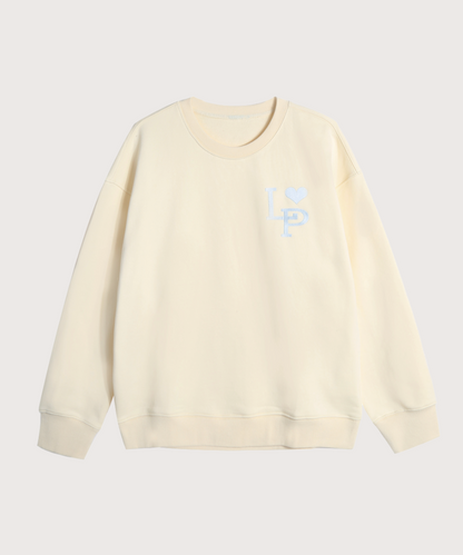 予約商品・LA POMME petit Light Blue Icon Sweater